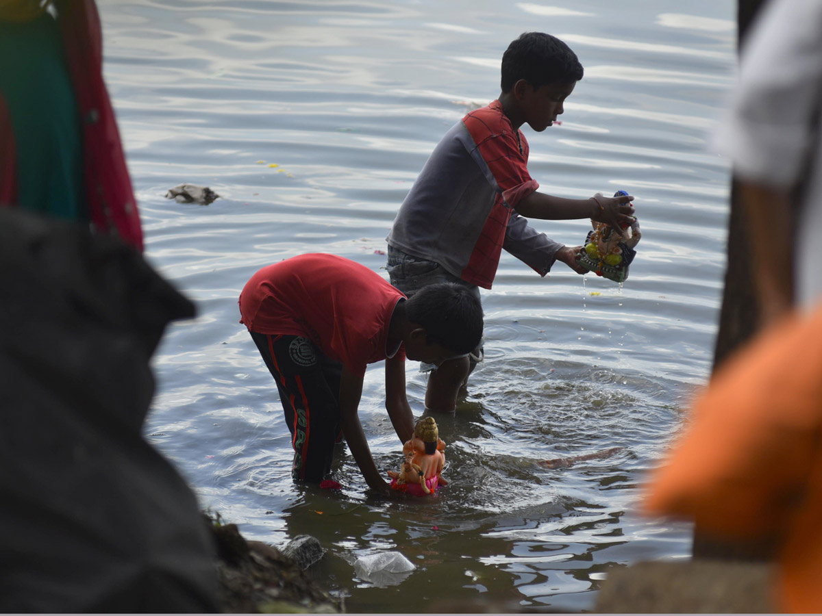 Ganesh Nimajjanam in Tank Bund Photo Gallery - Sakshi2
