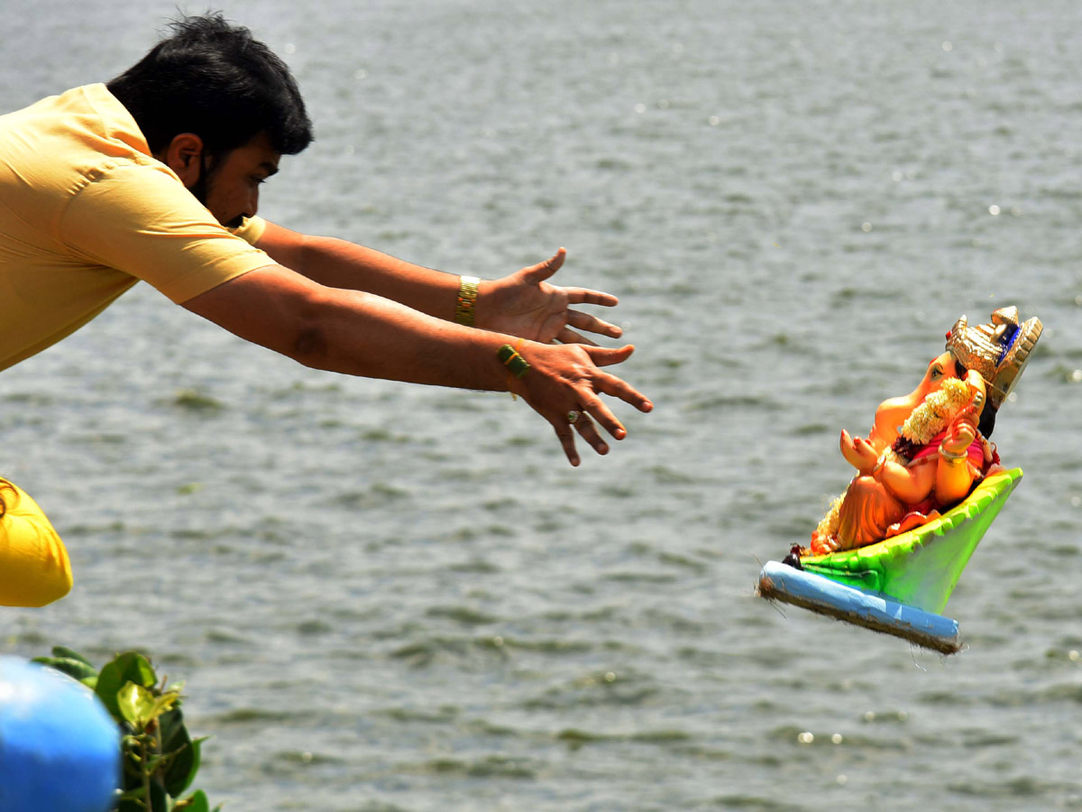 Ganesh Nimajjanam in Tank Bund Photo Gallery - Sakshi13
