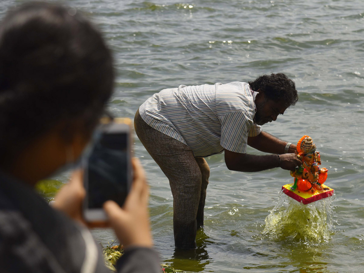 Ganesh Nimajjanam in Tank Bund Photo Gallery - Sakshi18