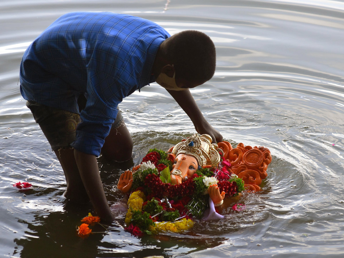Ganesh Nimajjanam in Tank Bund Photo Gallery - Sakshi1
