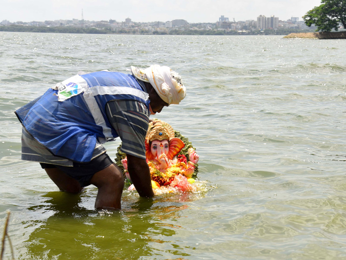 Ganesh Nimajjanam in Tank Bund Photo Gallery - Sakshi3