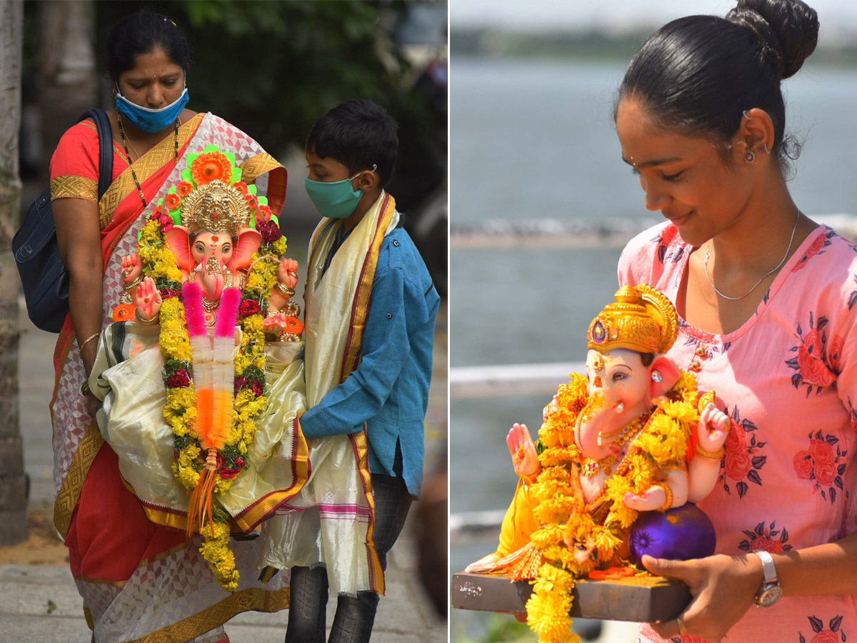Ganesh Nimajjanam in Tank Bund Photo Gallery - Sakshi5