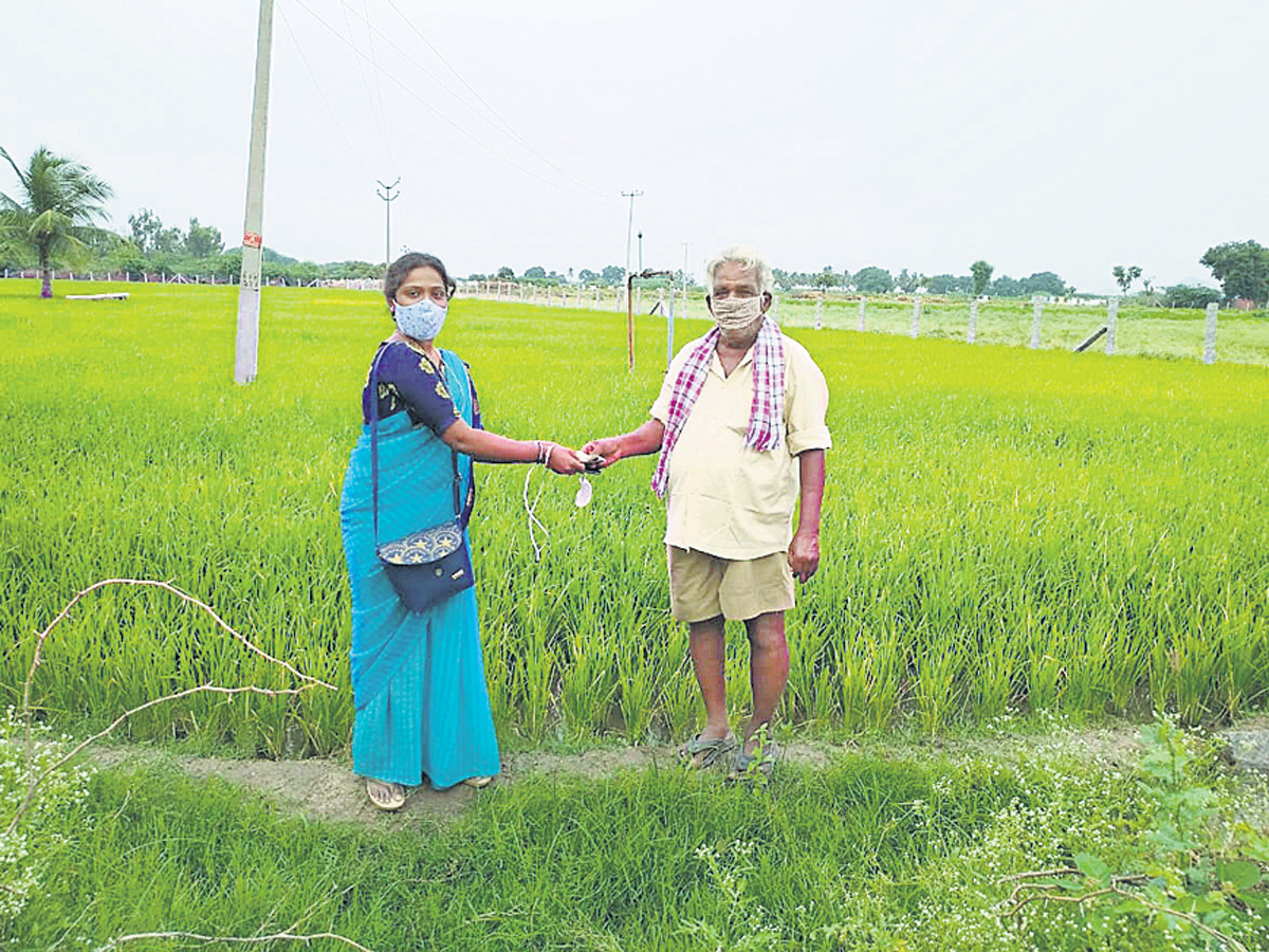 AP Volunteers Distributing Pensions To Pensioners Photo Gallery - Sakshi12