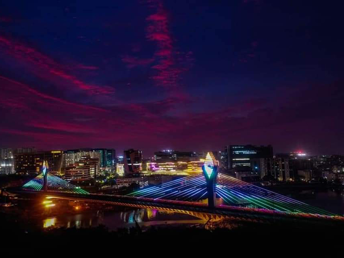 Hyderabad Durgam Cheruvu cable bridge photos - Sakshi6