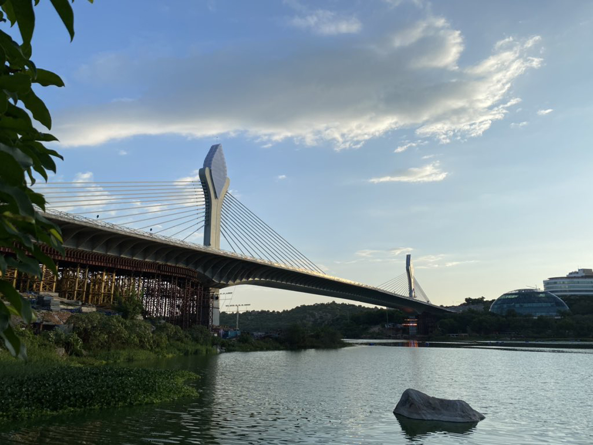 Hyderabad Durgam Cheruvu cable bridge photos - Sakshi9