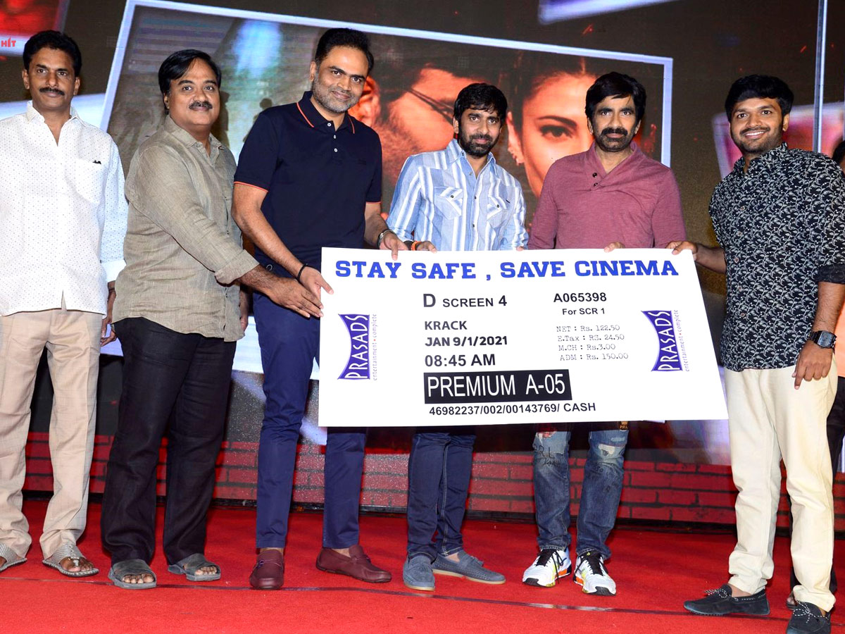 ravi teja movie krack pre release event - Sakshi1