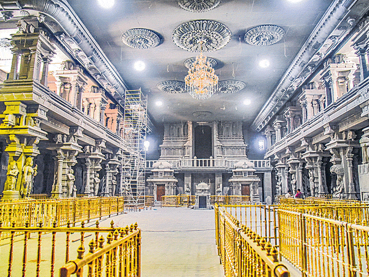 Yadadri Sri Lakshmi Narasimha Swamy Temple Special Photes - Sakshi3