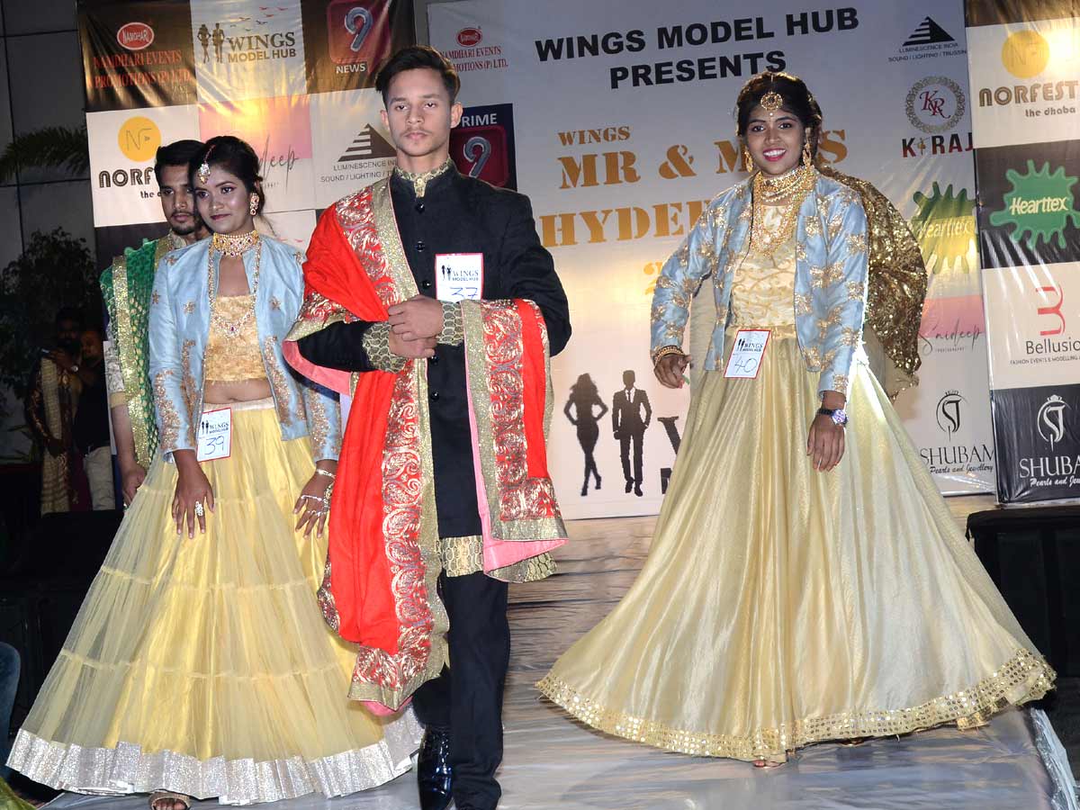 wings model hub presents south india's biggest modeling presant mr & miss hyderabad 2021 - Sakshi1