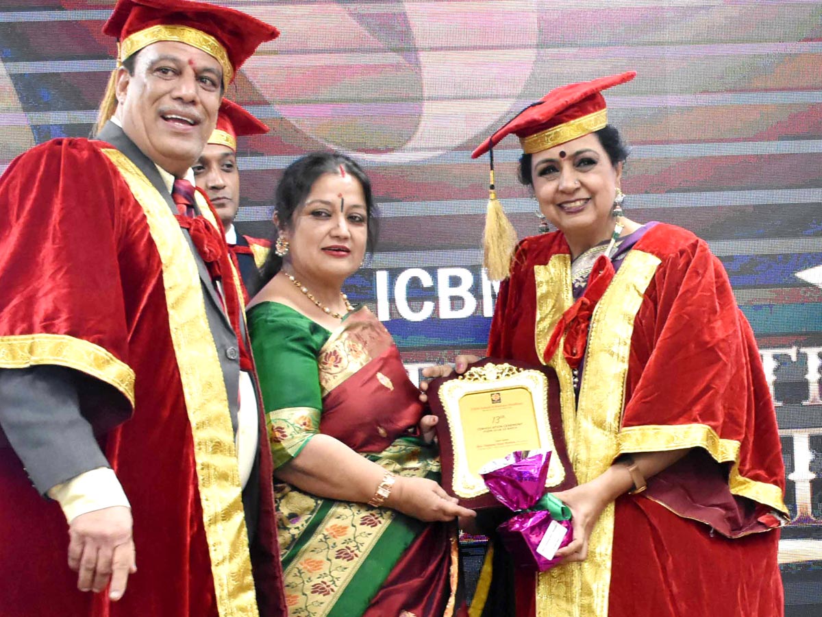 The 13th Convocation Of ICBM - School Of Business Excellence At Attapur  - Sakshi12