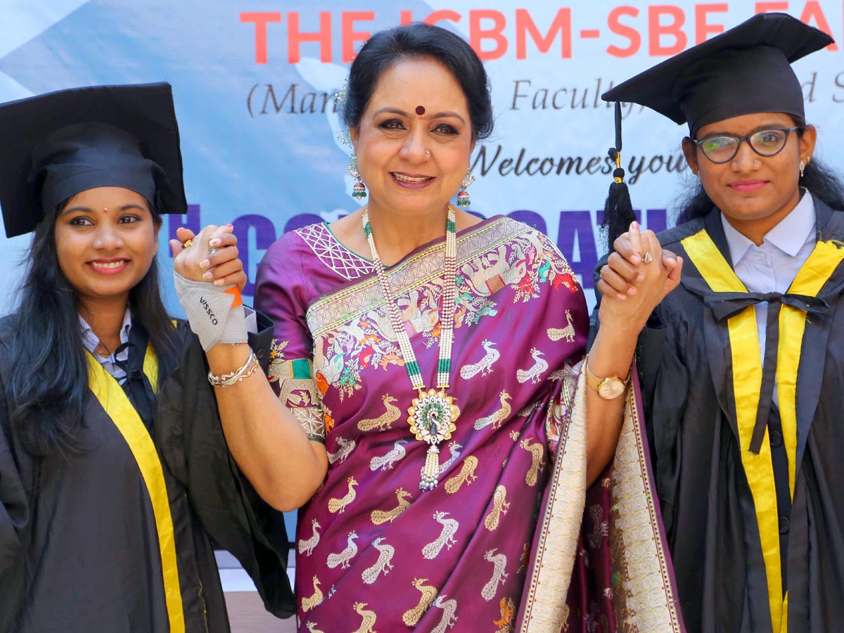The 13th Convocation Of ICBM - School Of Business Excellence At Attapur  - Sakshi7