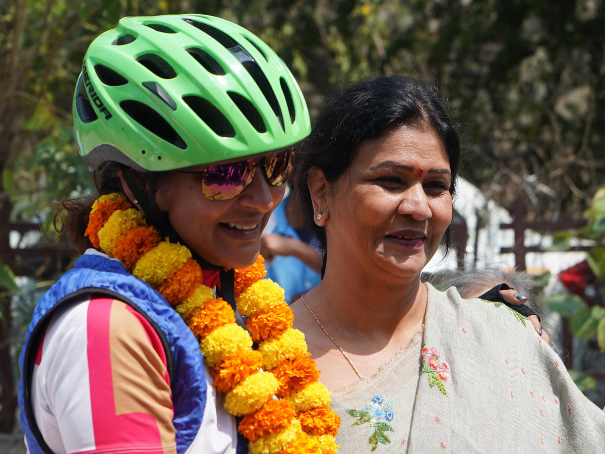 Manchu Lakshmi Completes 100km Cycle Ride Photo Gallery - Sakshi13