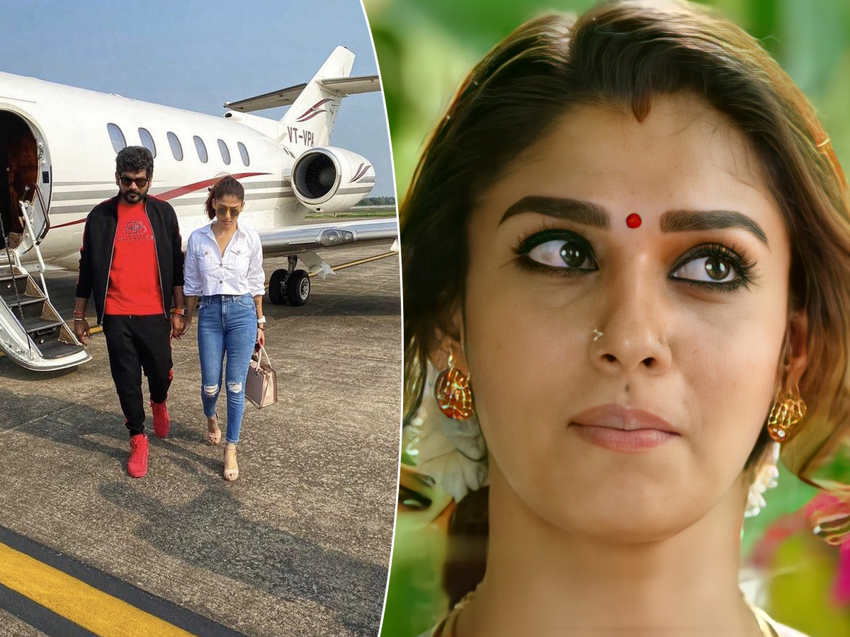 Nayanthara Her Boyfriend Vignesh Shivan Jets Kochi Photos - Sakshi2