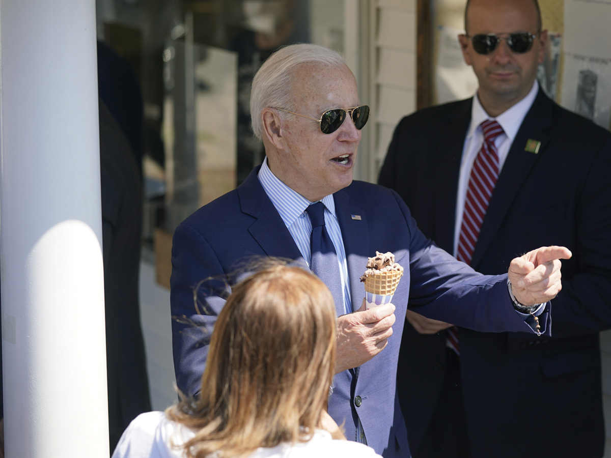 President Joe Biden Stops At Cleveland Ice Cream Shop Photo Gallery - Sakshi4