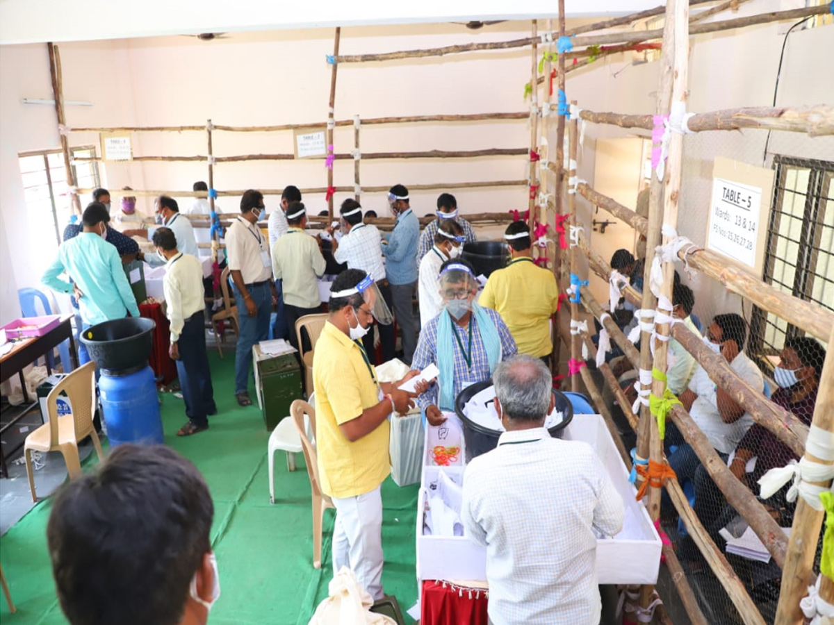 Telangana Municipal Elections 2021 Results Counting - Sakshi3