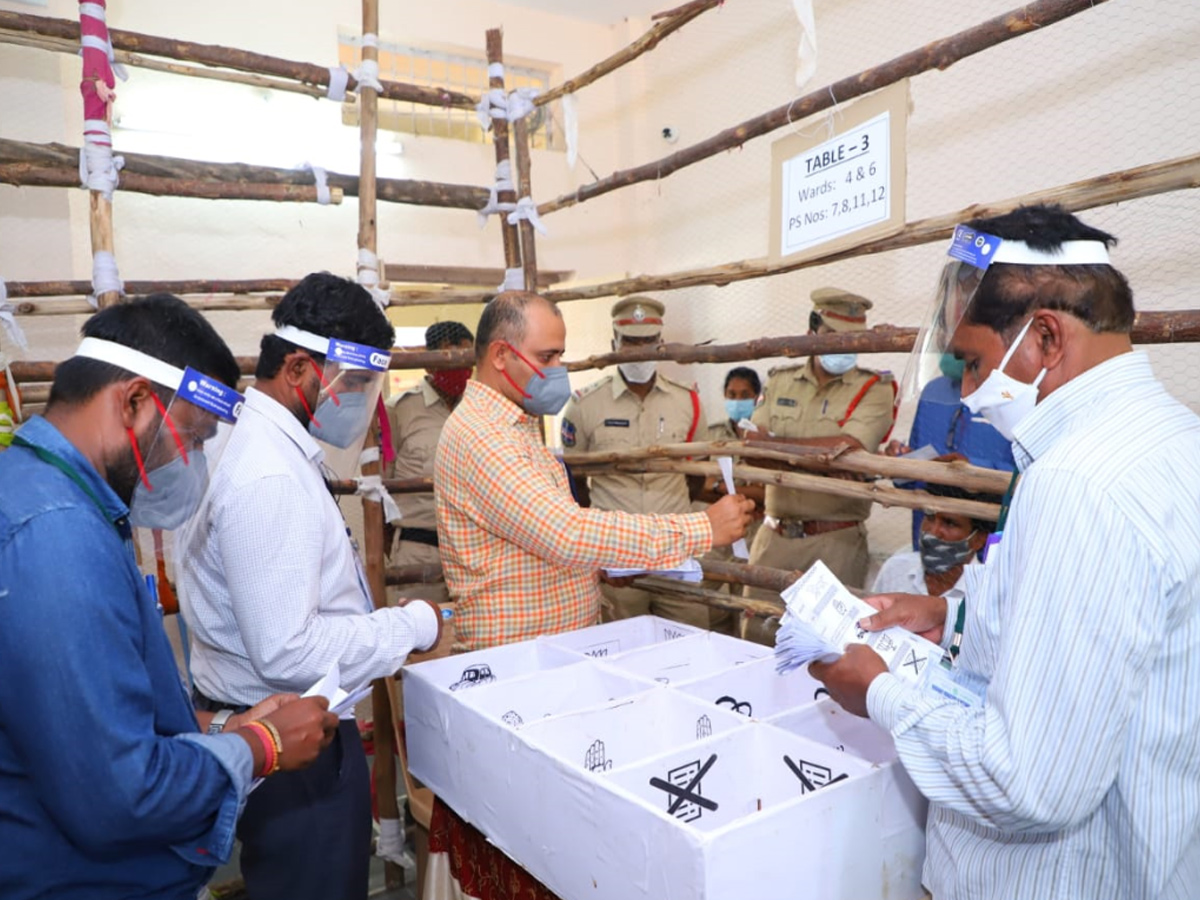 Telangana Municipal Elections 2021 Results Counting - Sakshi21
