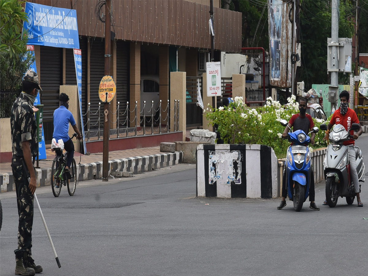 Partial curfew in Andhra Pradesh Day 2 - Sakshi1