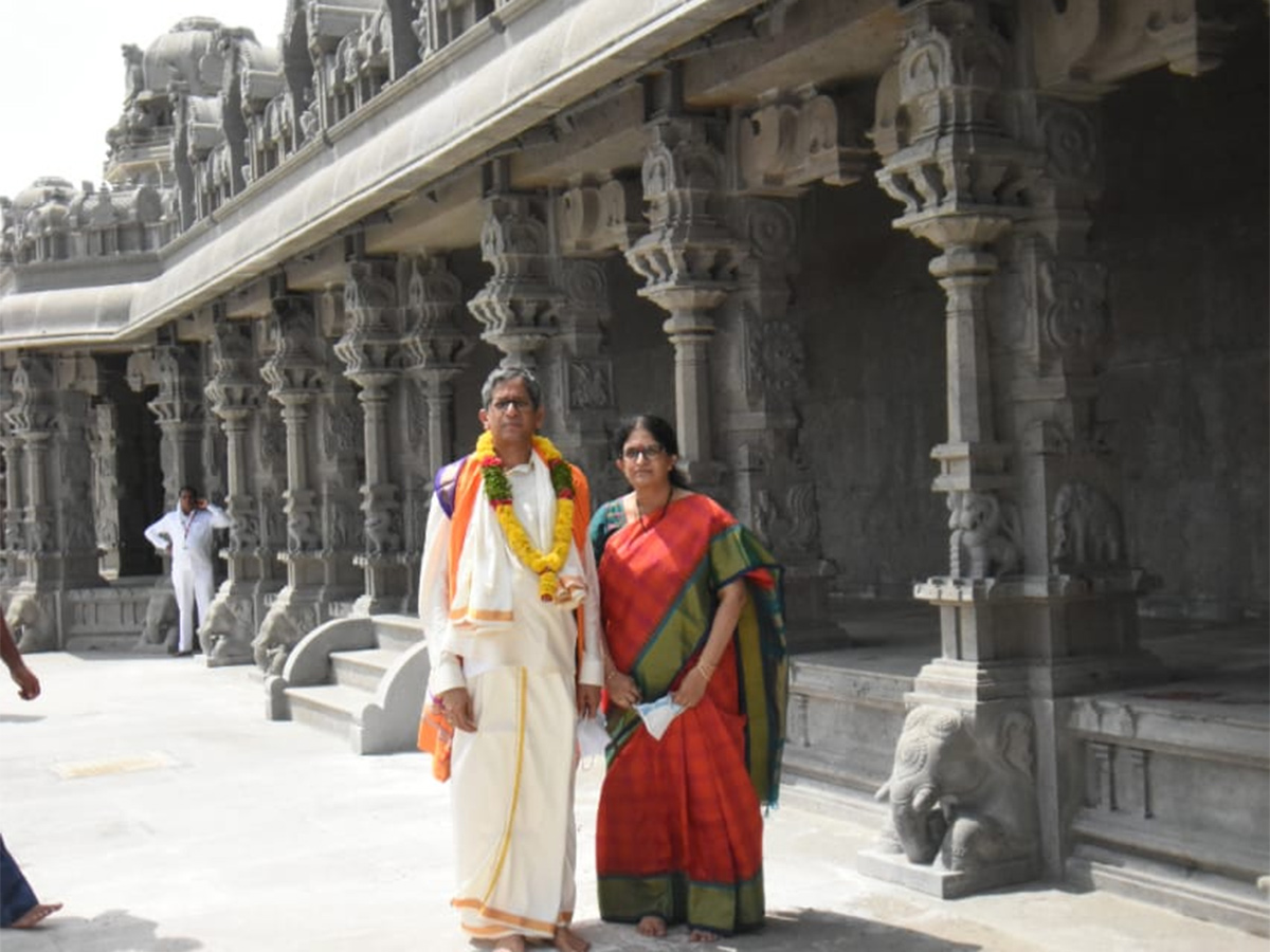 Justice NV Ramana visit Yadadri - Sakshi16