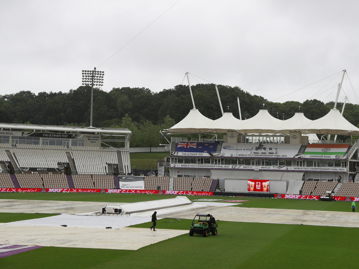 Rain delays toss, washes out first session at Ageas Bowl Photo Gallery - Sakshi3