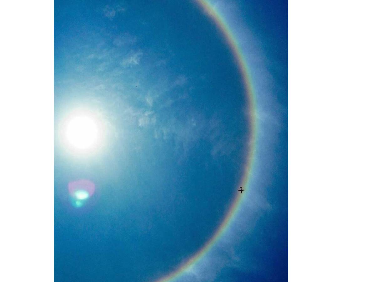 Rainbow halo around sun in Hyderabad Photo Gallery - Sakshi8