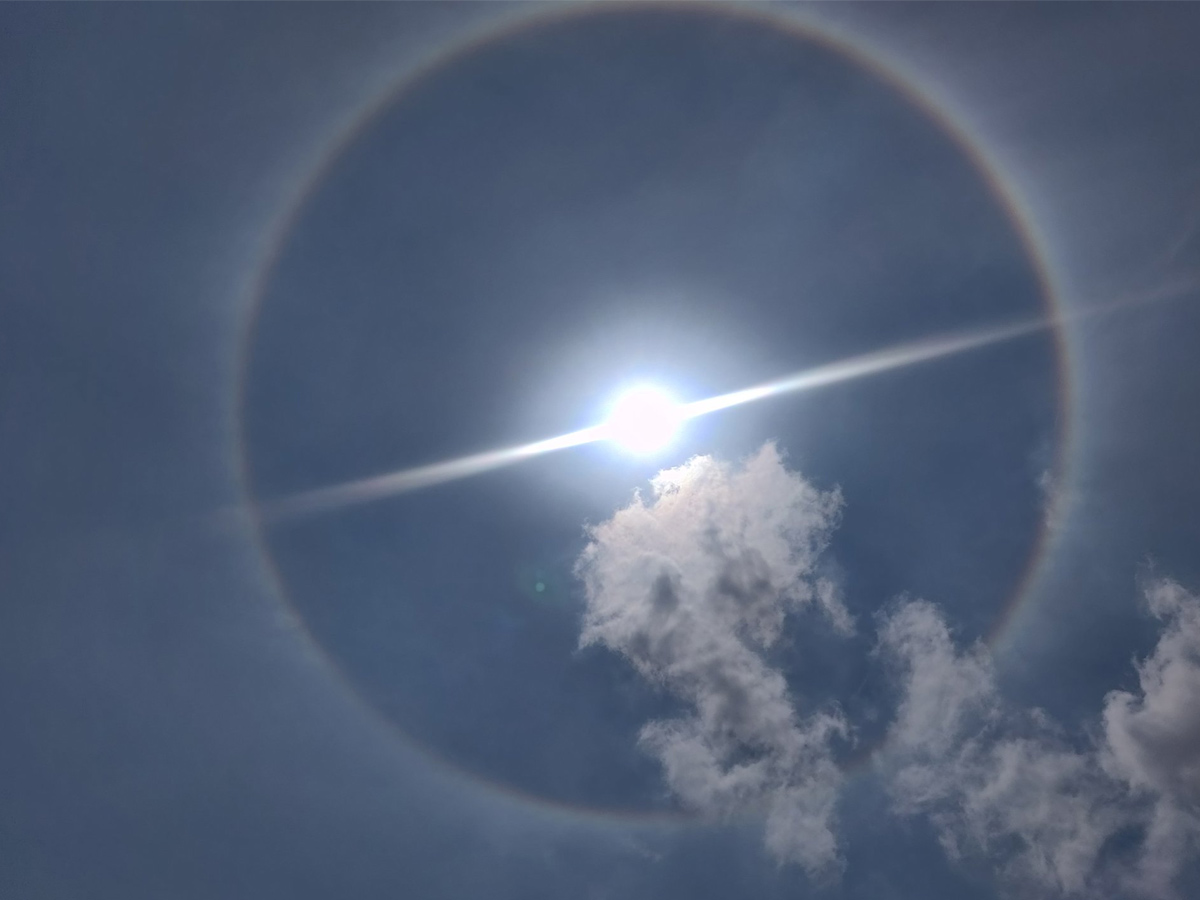 Rainbow halo around sun in Hyderabad Photo Gallery - Sakshi9