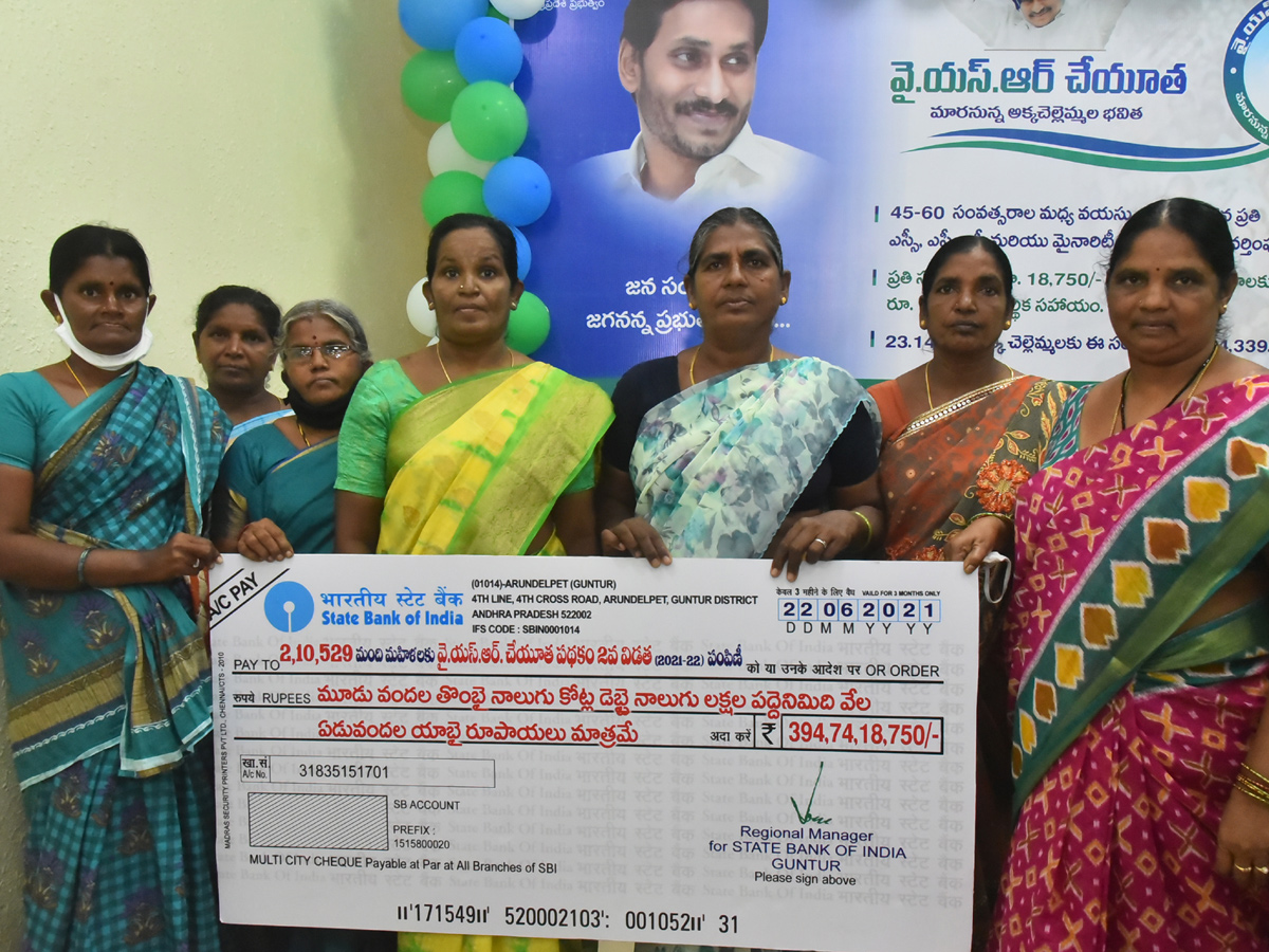 YSR Cheyutha Scheme 2021 Photo Gallery - Sakshi19
