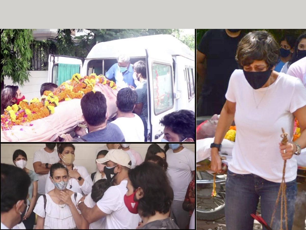 Mandira Bedi Husband Raj Kaushal’s Funeral Photo Gallery - Sakshi1