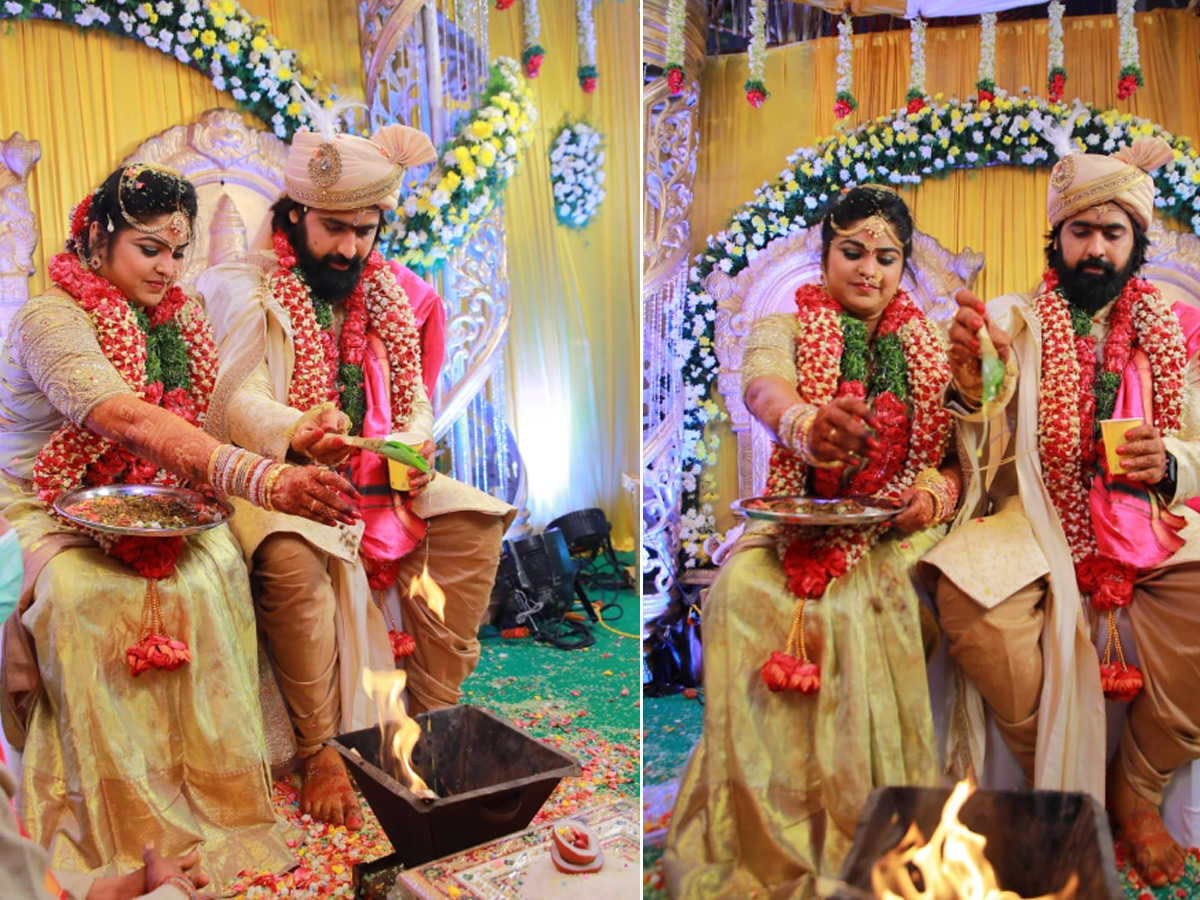  Actor Ashish Gandhi Marries Nikitha Photo Gallery - Sakshi2