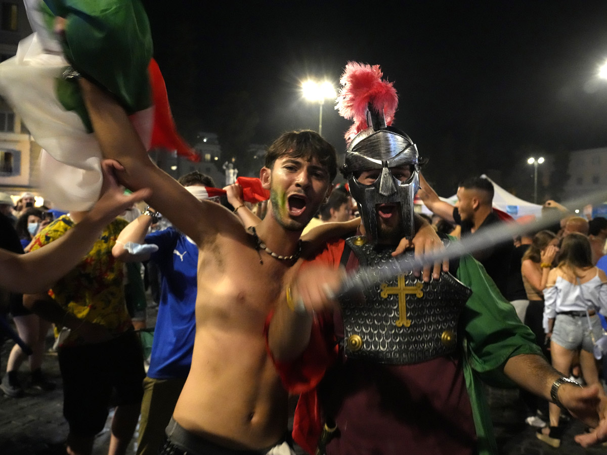 Italy beat England to win the Euro 2020 soccer championships - Sakshi15