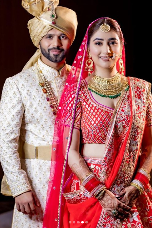 Rahul Vaidya Disha Parmar wedding Pic Viral - Sakshi8