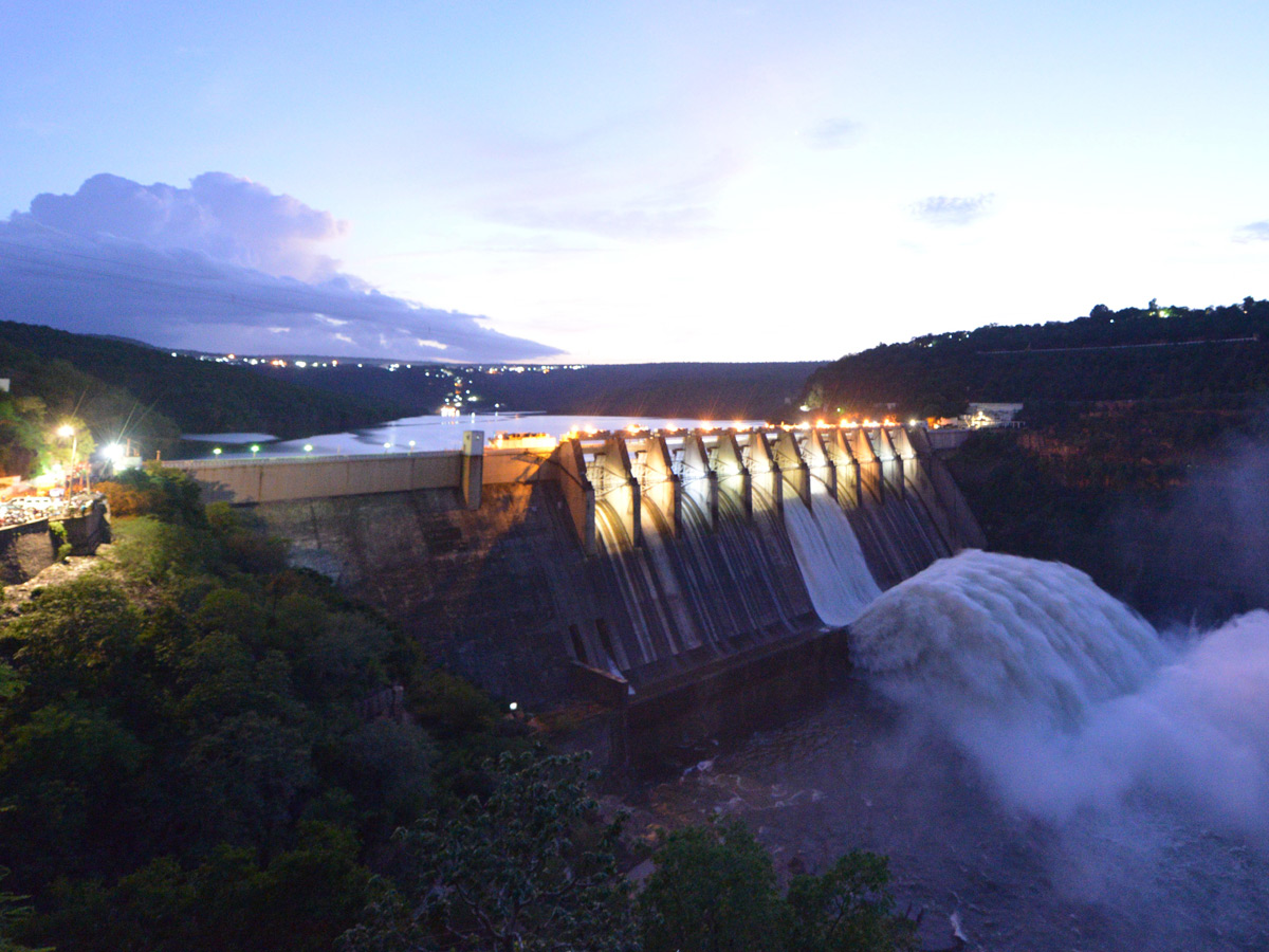Srisailam Dam Gates Opened - Sakshi8