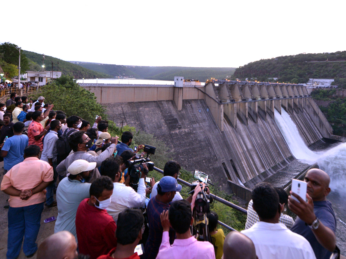 Srisailam Dam Gates Opened - Sakshi9