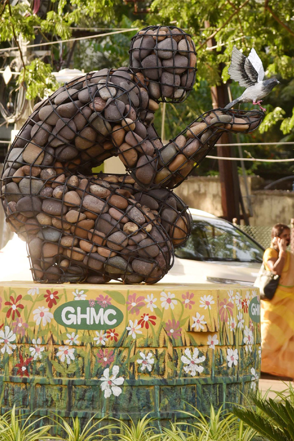 Photo Feature: Innovative Message Oriented Junctions Hyderabad - Sakshi21