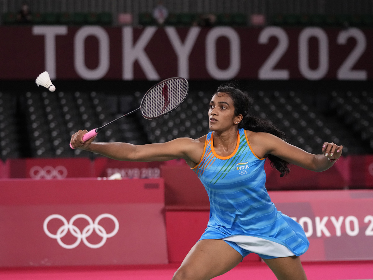PV Sindhu Beats He Bing Jiao To Win Historic Bronze At Tokyo Olympics Photo Gallery - Sakshi12