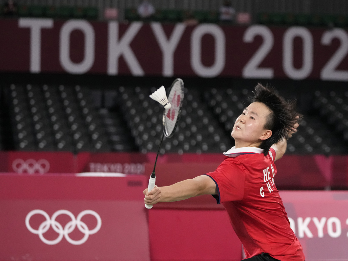 PV Sindhu Beats He Bing Jiao To Win Historic Bronze At Tokyo Olympics Photo Gallery - Sakshi10