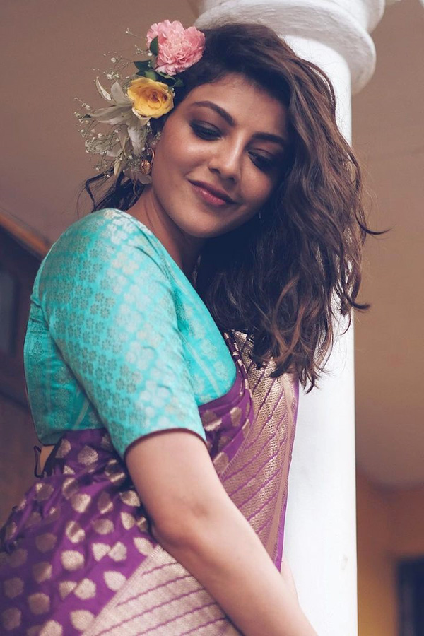 Kajal Agarwal Celebrate First Teej After Marriage Photo Gallery - Sakshi6