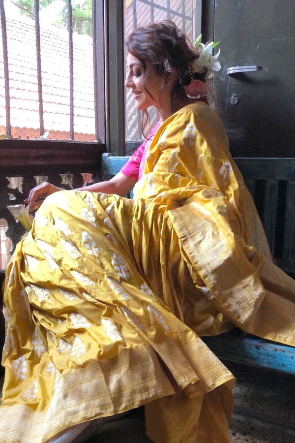 Kajal Agarwal Celebrate First Teej After Marriage Photo Gallery - Sakshi7
