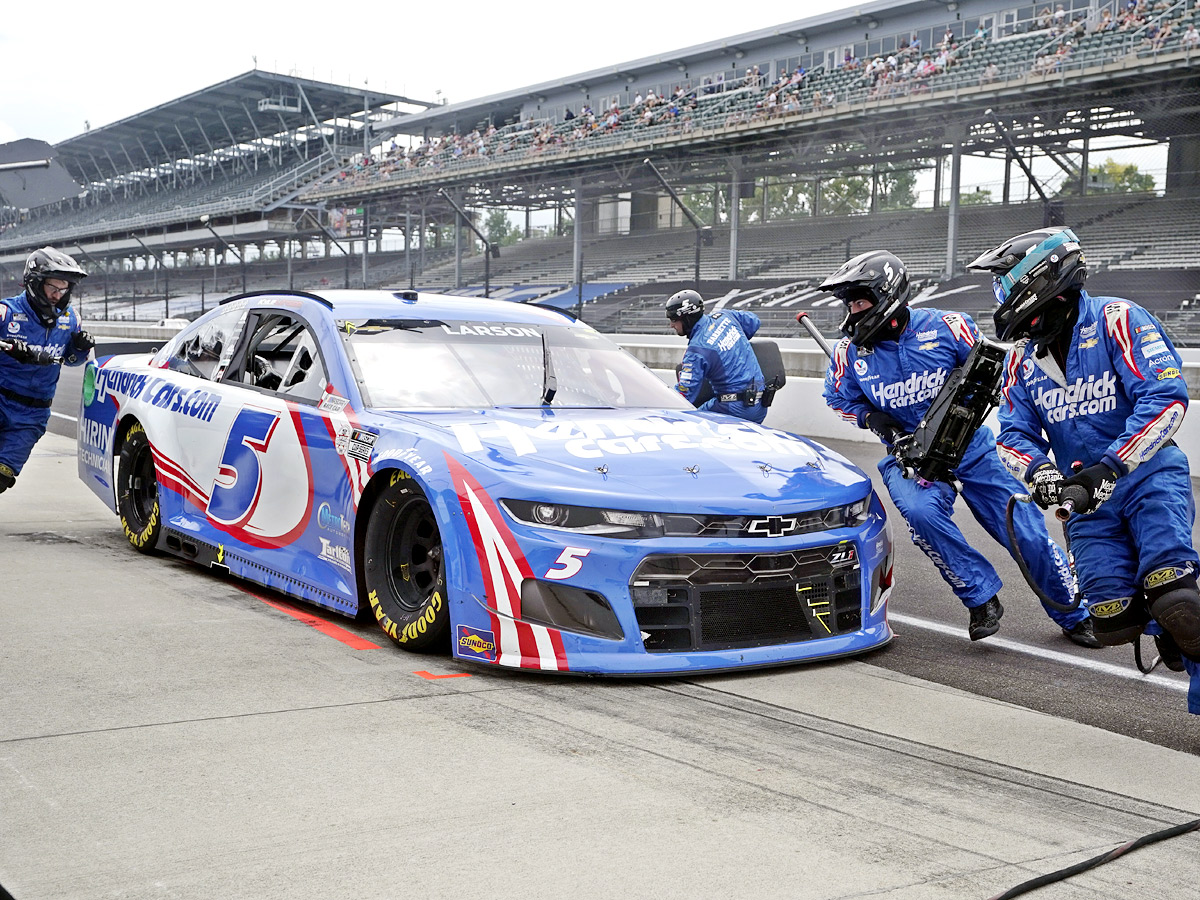 AJ Allmendinger celebrates after winning a NASCAR Series auto race Photo Gallery - Sakshi12
