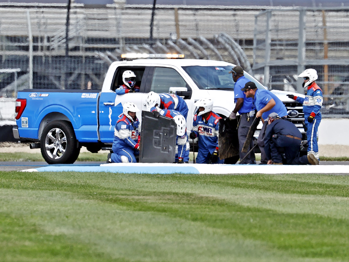 AJ Allmendinger celebrates after winning a NASCAR Series auto race Photo Gallery - Sakshi15