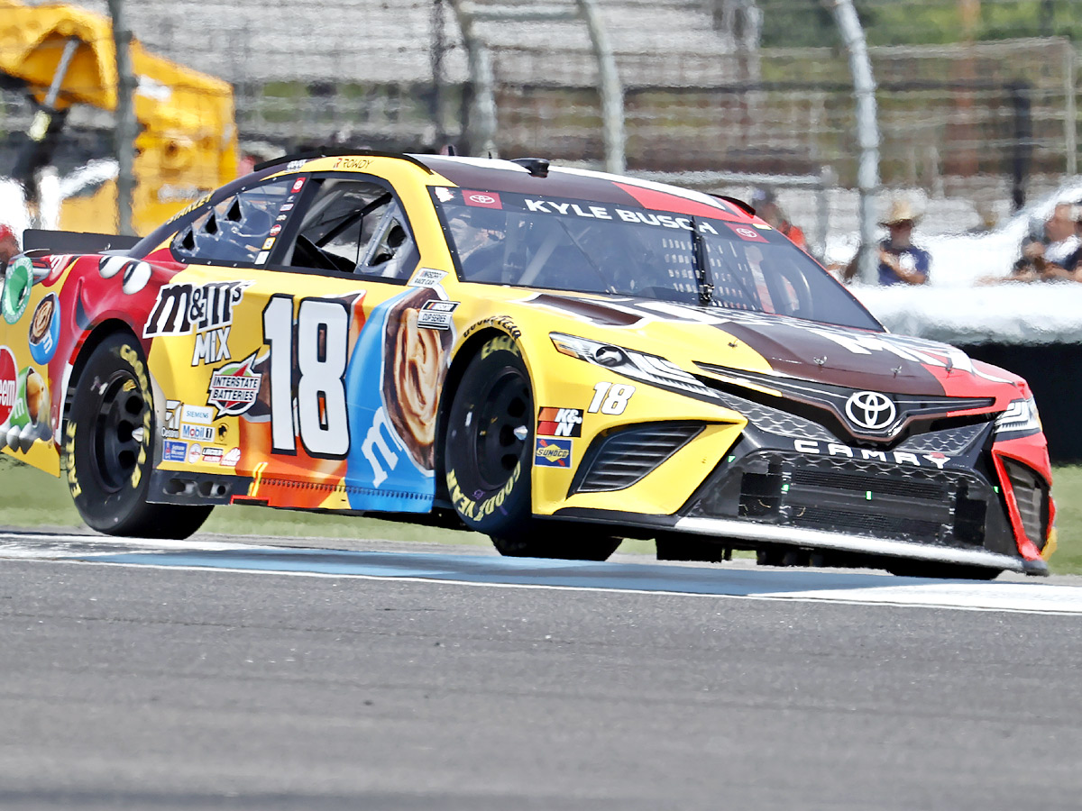 AJ Allmendinger celebrates after winning a NASCAR Series auto race Photo Gallery - Sakshi16