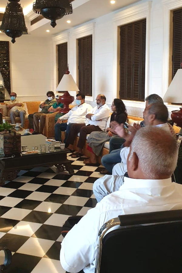 Tollywood Filim Personalities Meeting At Chiranjeevi Home Photo Gallery - Sakshi10