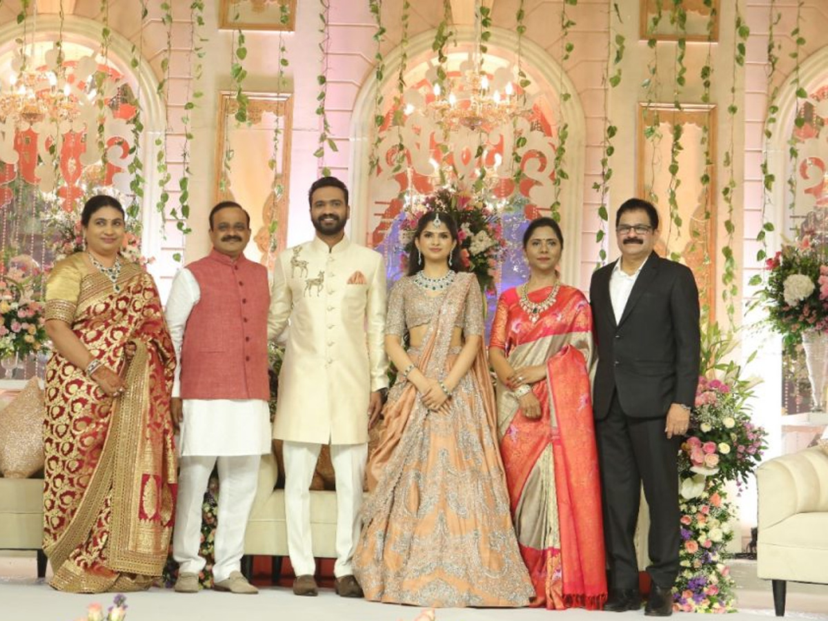 Celebs at MP Balasouri son Anudeep Engagement photos - Sakshi12