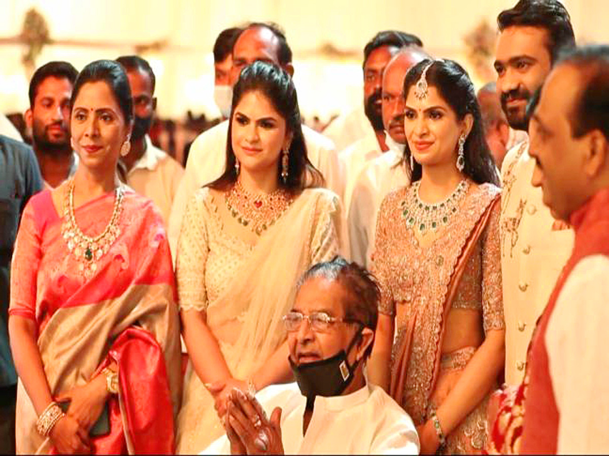 Celebs at MP Balasouri son Anudeep Engagement photos - Sakshi13