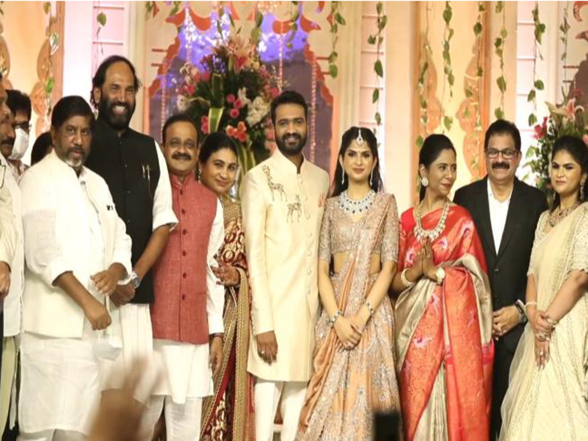 Celebs at MP Balasouri son Anudeep Engagement photos - Sakshi14