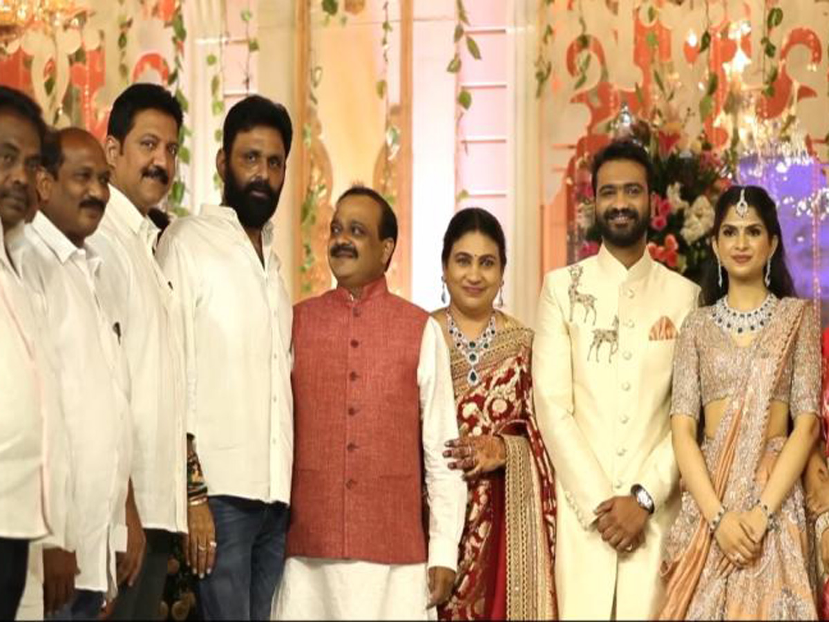 Celebs at MP Balasouri son Anudeep Engagement photos - Sakshi15