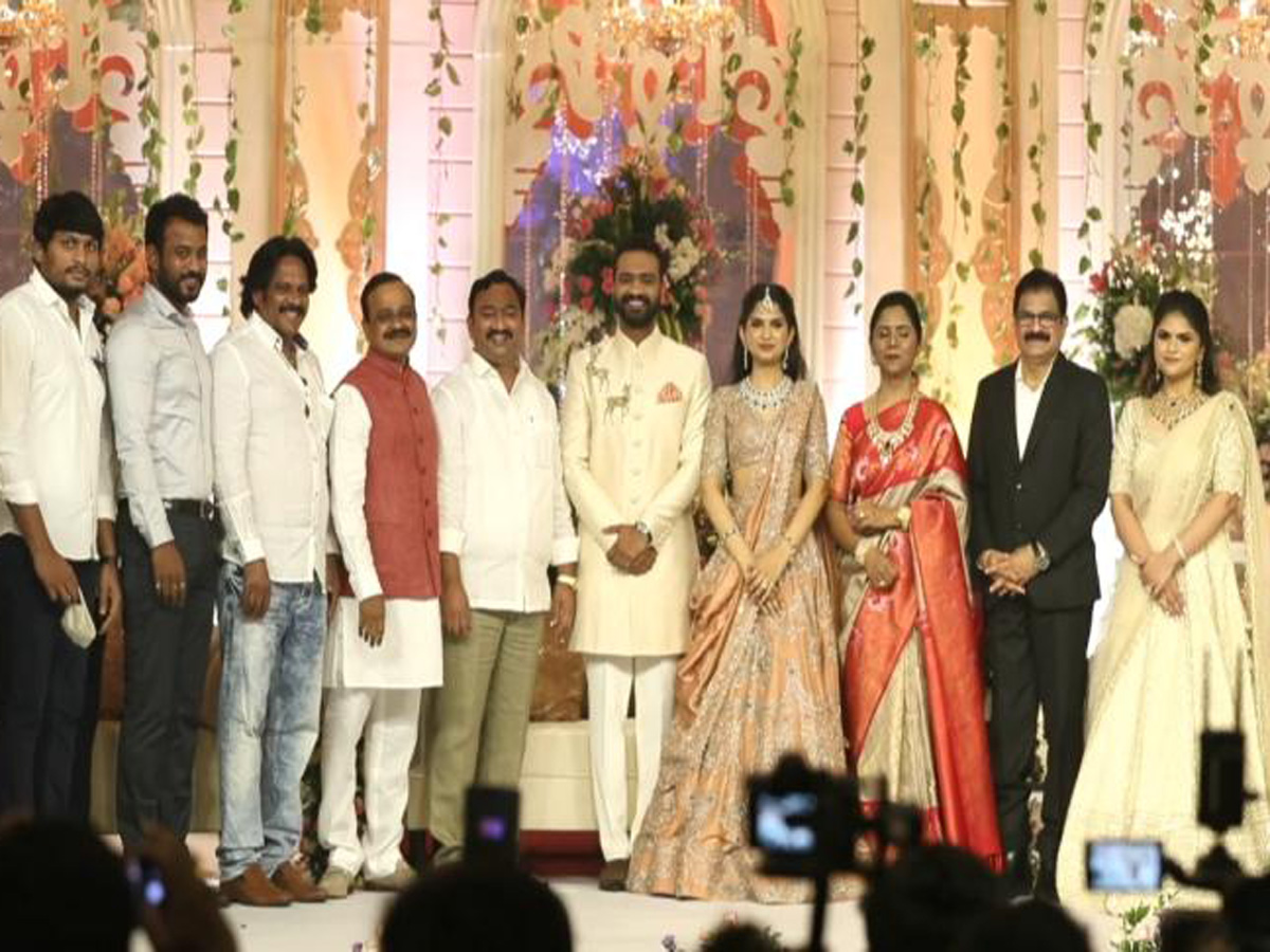 Celebs at MP Balasouri son Anudeep Engagement photos - Sakshi17