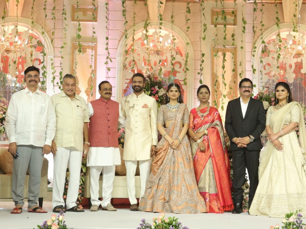Celebs at MP Balasouri son Anudeep Engagement photos - Sakshi9