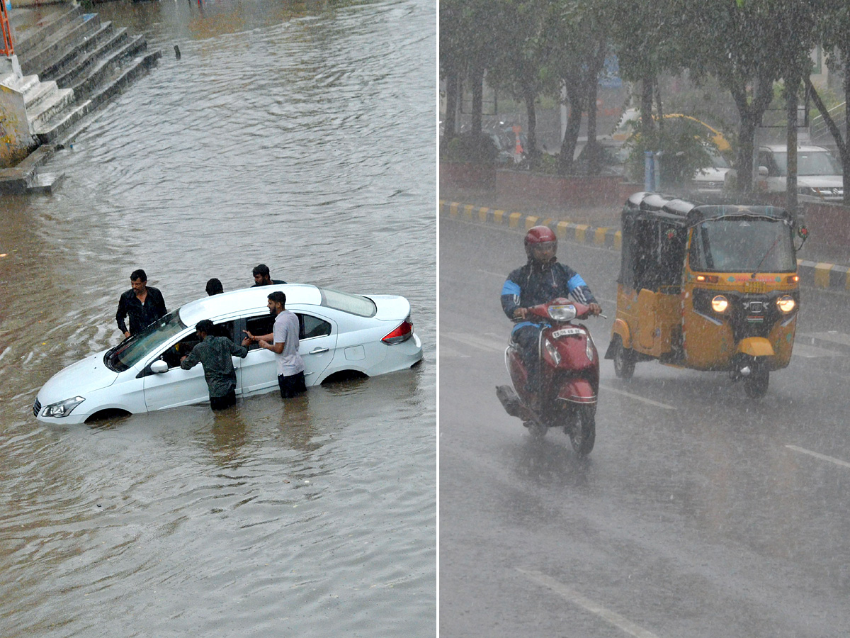 Heavy rains lash several parts of Hyderabad Photo Gallery - Sakshi25