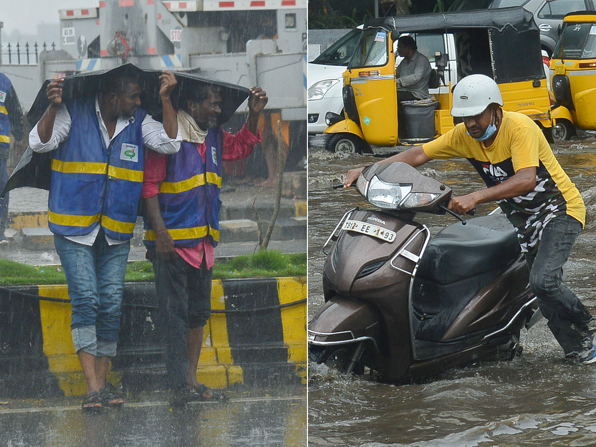 Heavy rains lash several parts of Hyderabad Photo Gallery - Sakshi8