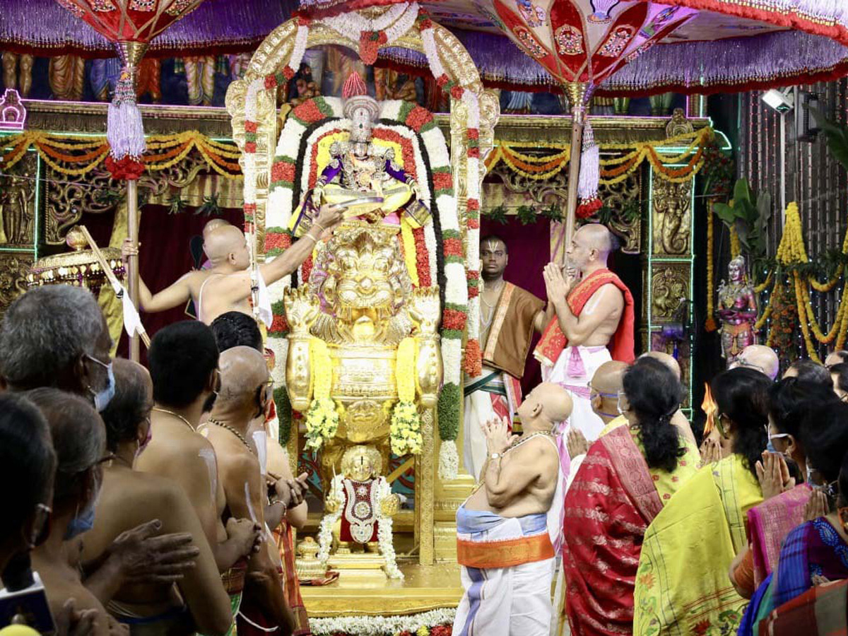Tirumala Srivari Brahmotsavam 2021 Third Day Photo Gallery - Sakshi1