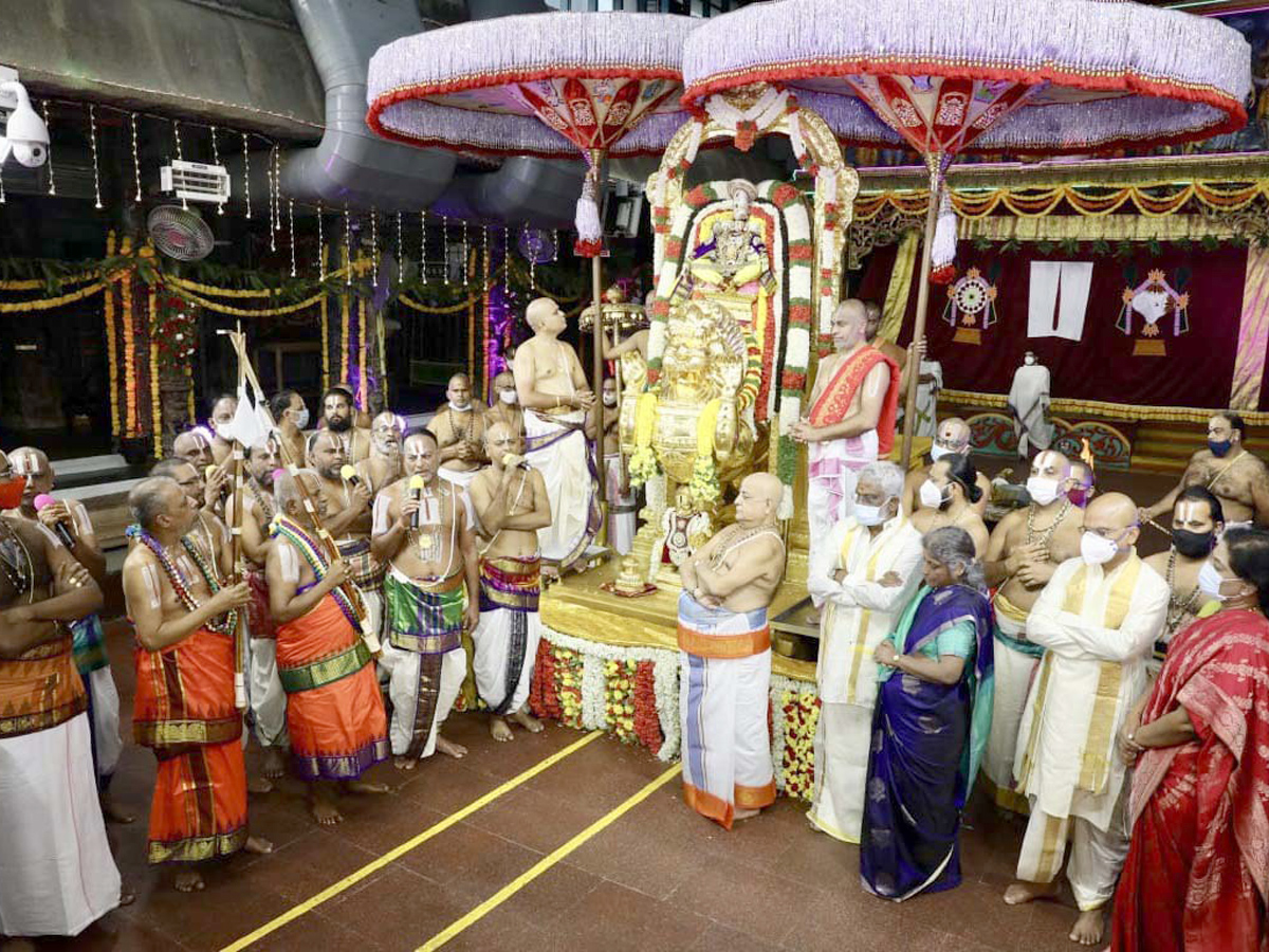Tirumala Srivari Brahmotsavam 2021 Third Day Photo Gallery - Sakshi6